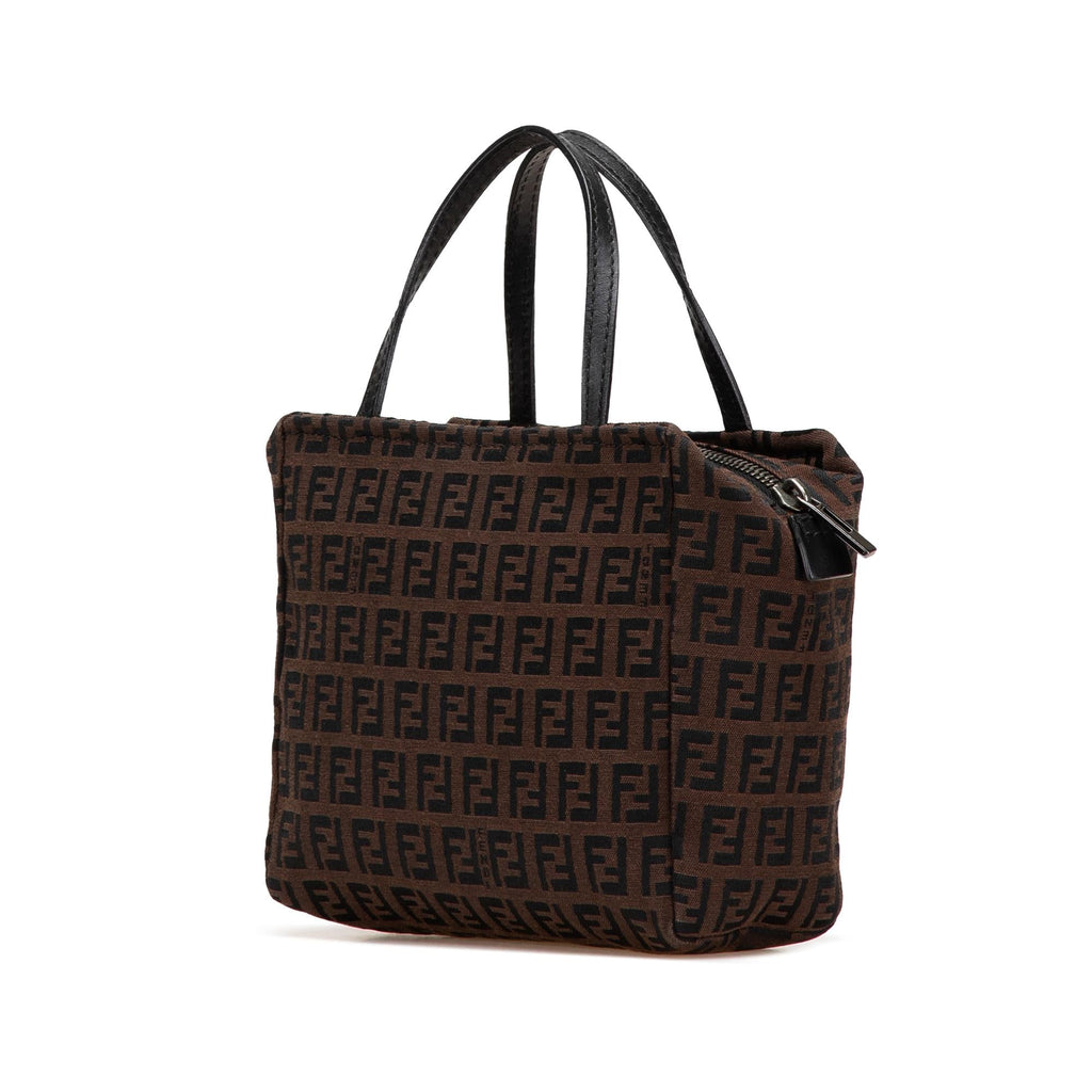 Fendi Mini Zucchino Canvas Handbag