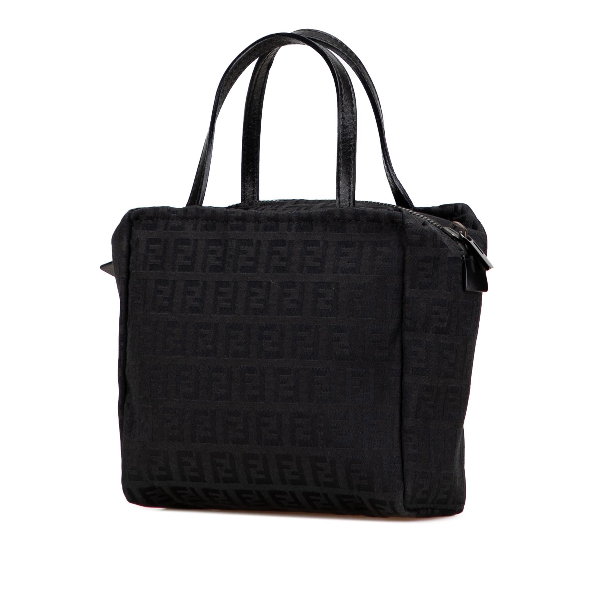 Fendi Mini Zucchino Canvas Handbag