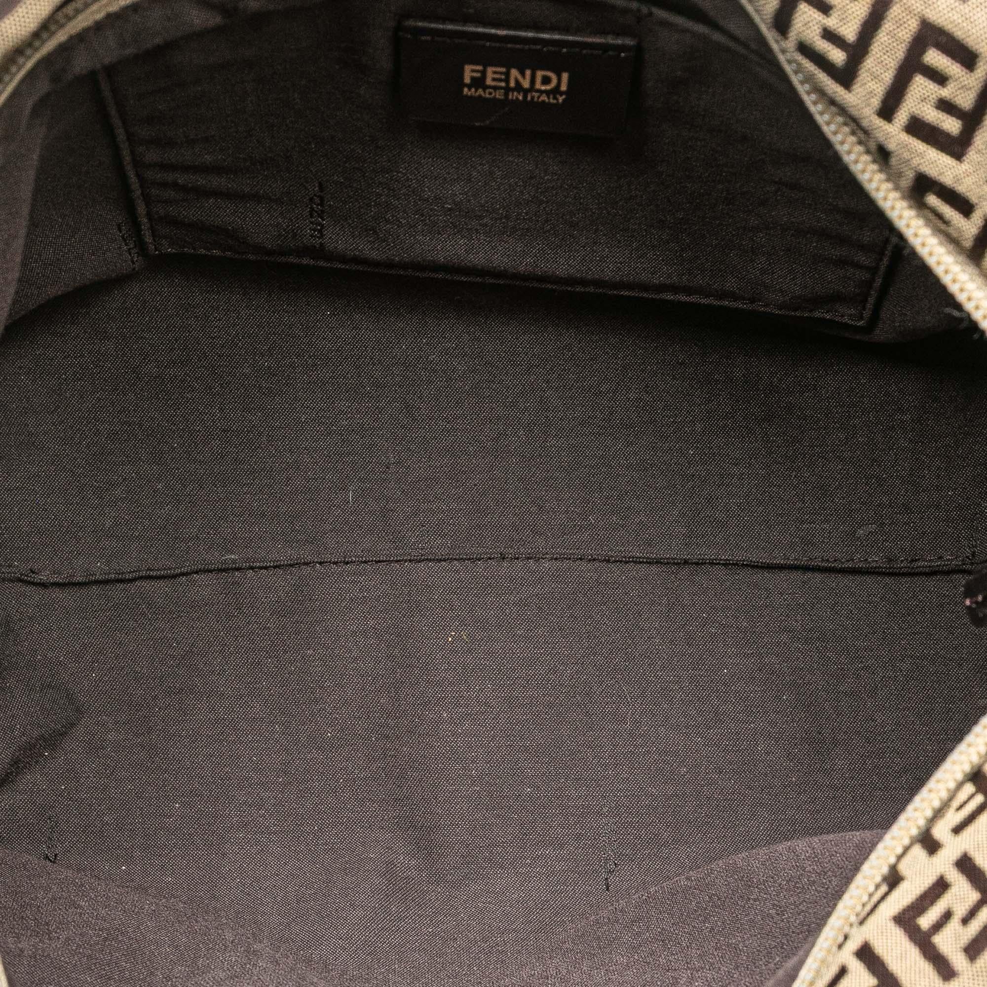 Fendi Mini Zucchino Canvas Superstar Tote