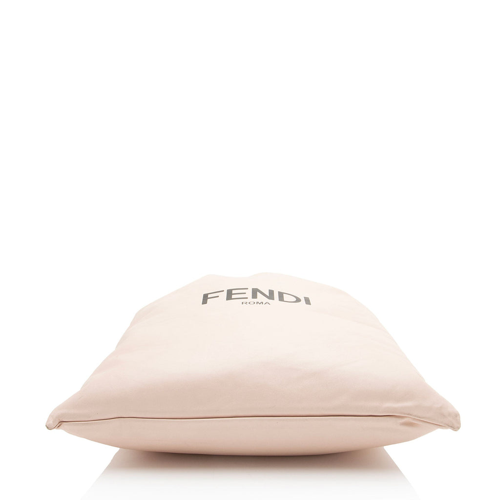 Fendi Nappa Leather Drawstring Medium Shoulder Bag