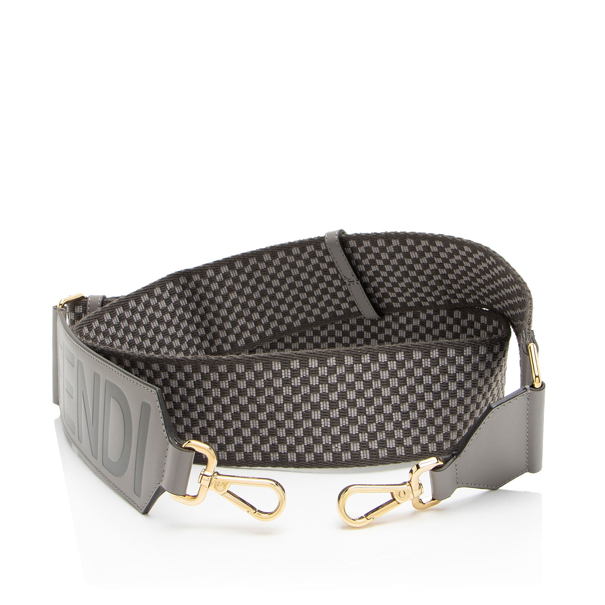 Fendi Nylon Logo Adjustable Shoulder Strap