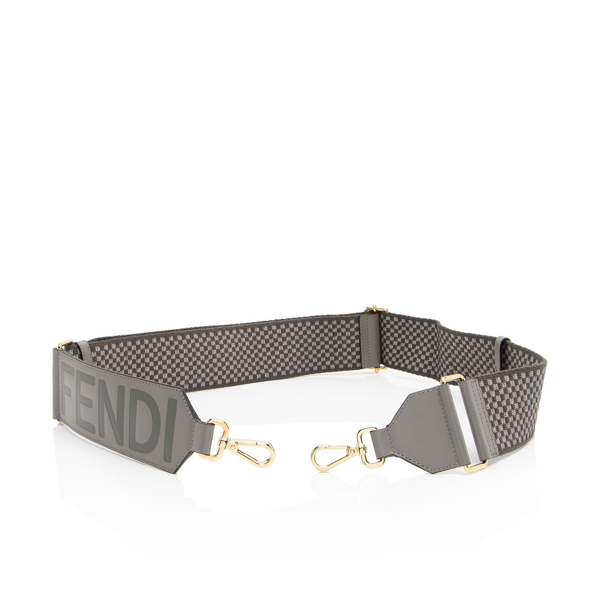 Fendi Nylon Logo Adjustable Shoulder Strap