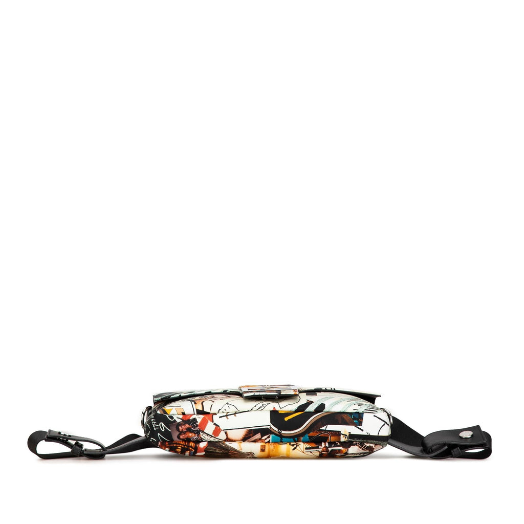 Fendi Nylon Karl Kollage Convertible Belt Baguette