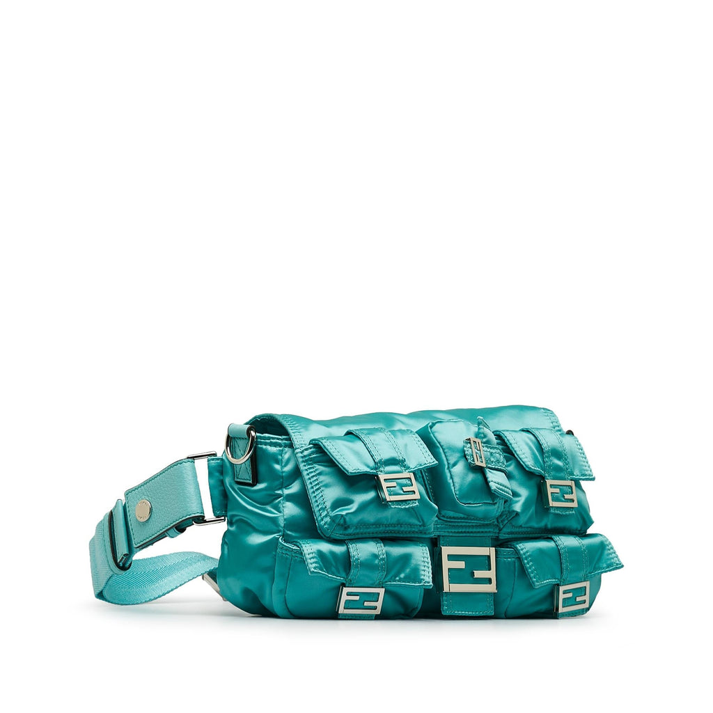 Fendi Nylon Multipocket Baguette