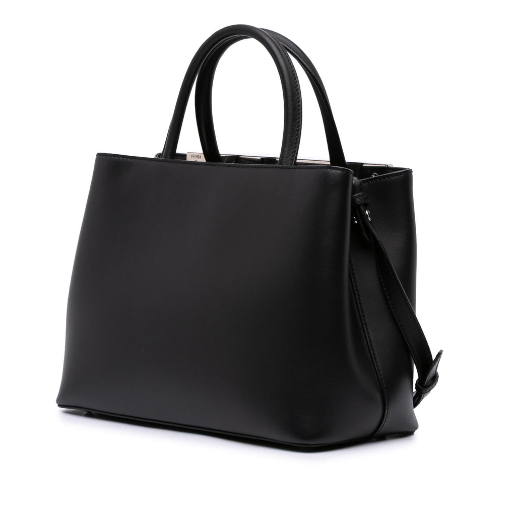 Fendi Petite Studded Leather 2Jours Satchel