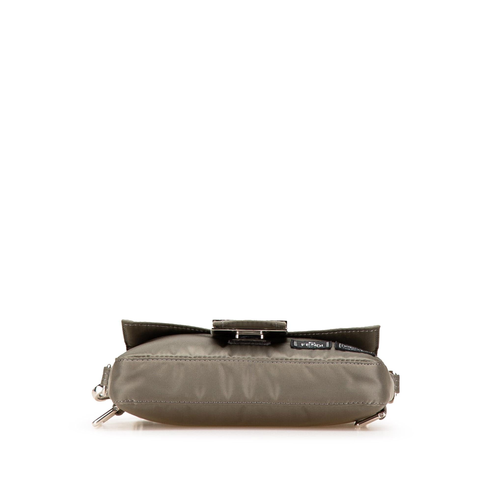 Fendi Porter Yoshida Nylon Baguette Satchel