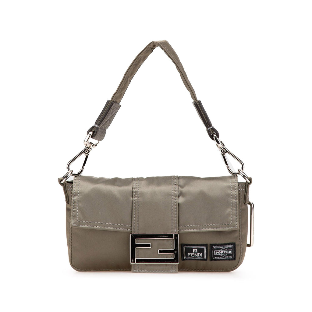Fendi Porter Yoshida Nylon Baguette Satchel