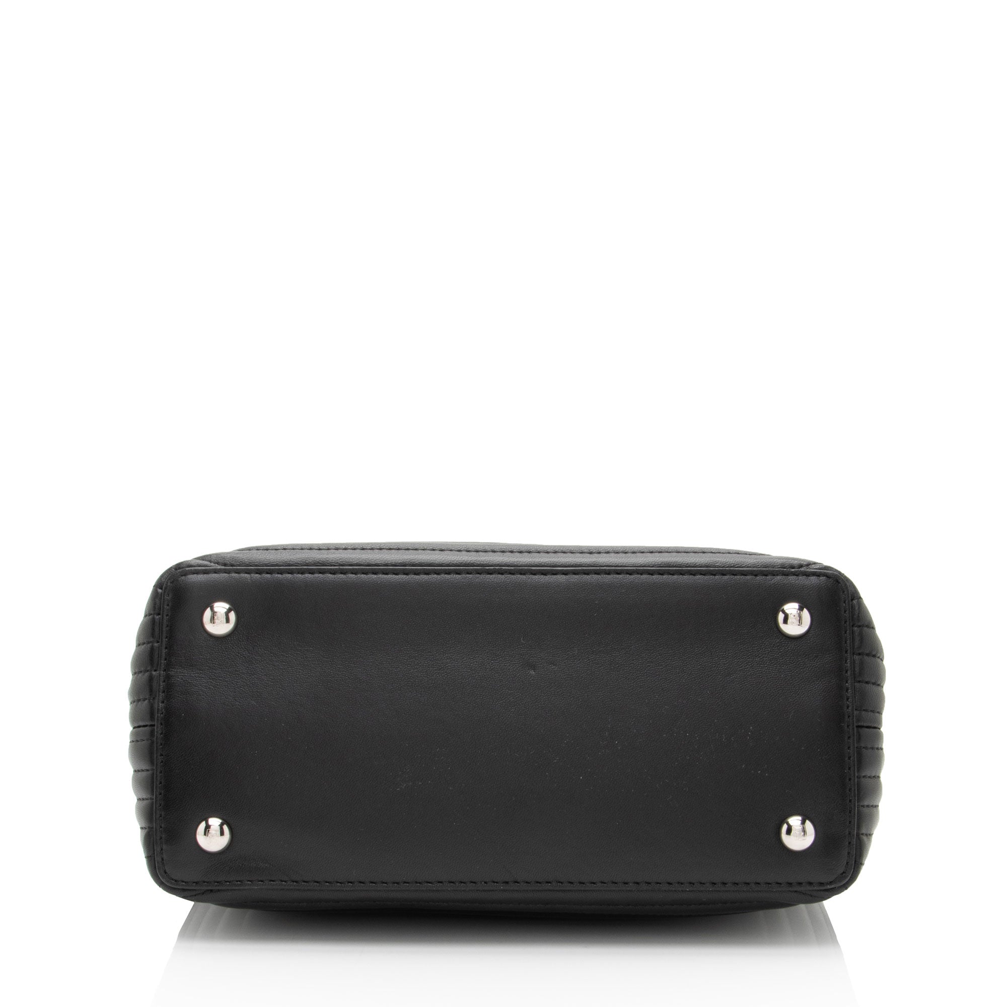 Fendi Quilted Leather Dotcom Small Shoulder Bag