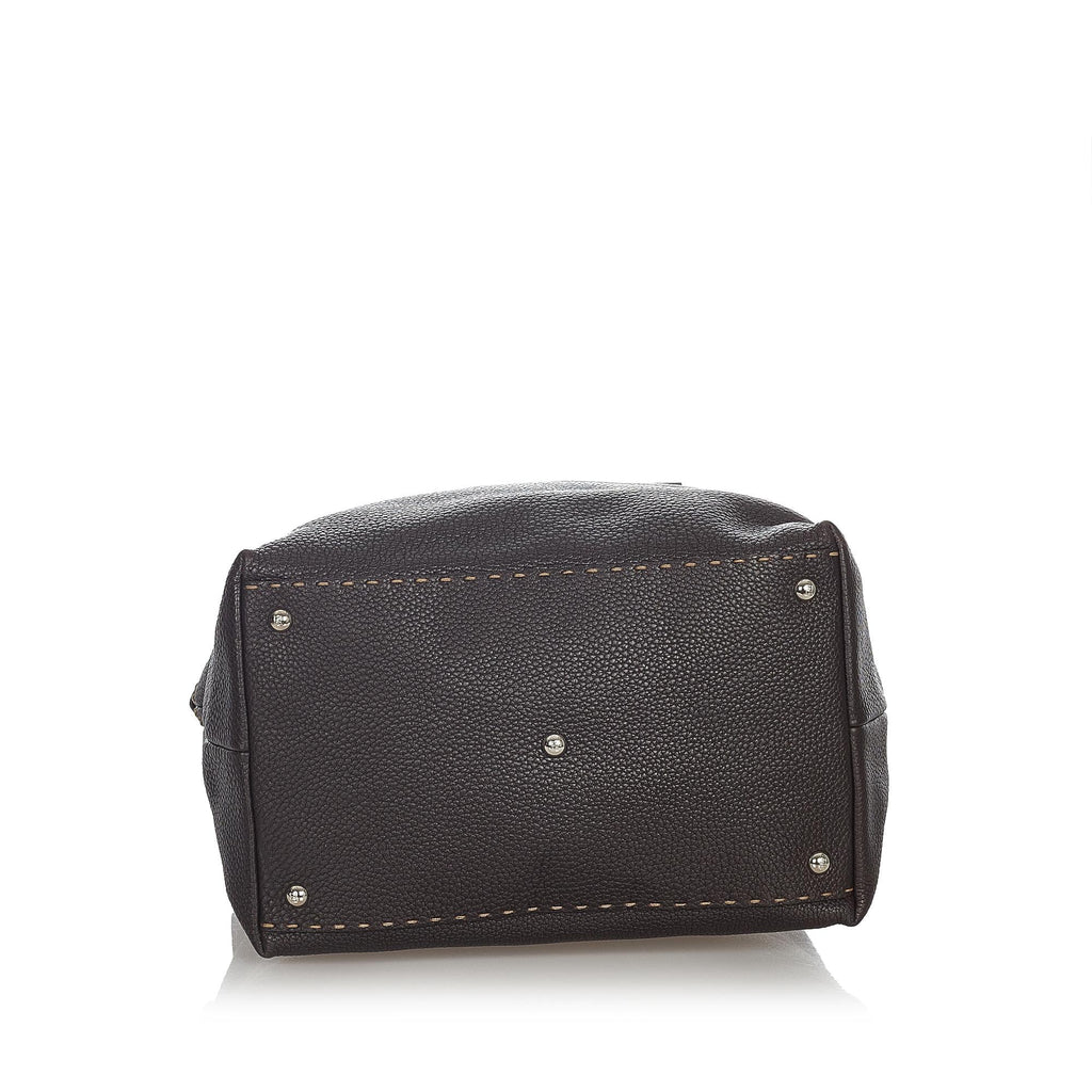 Fendi Selleria Leather Handbag (SHG-23572)