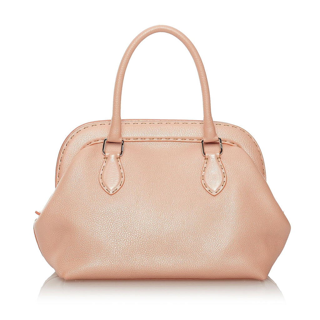 Fendi Selleria Leather Handbag (SHG-27467)