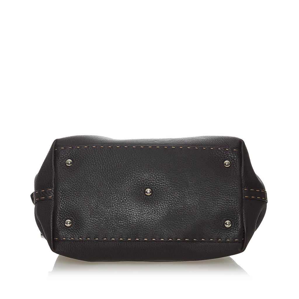 Fendi Selleria Leather Handbag (SHG-28118)