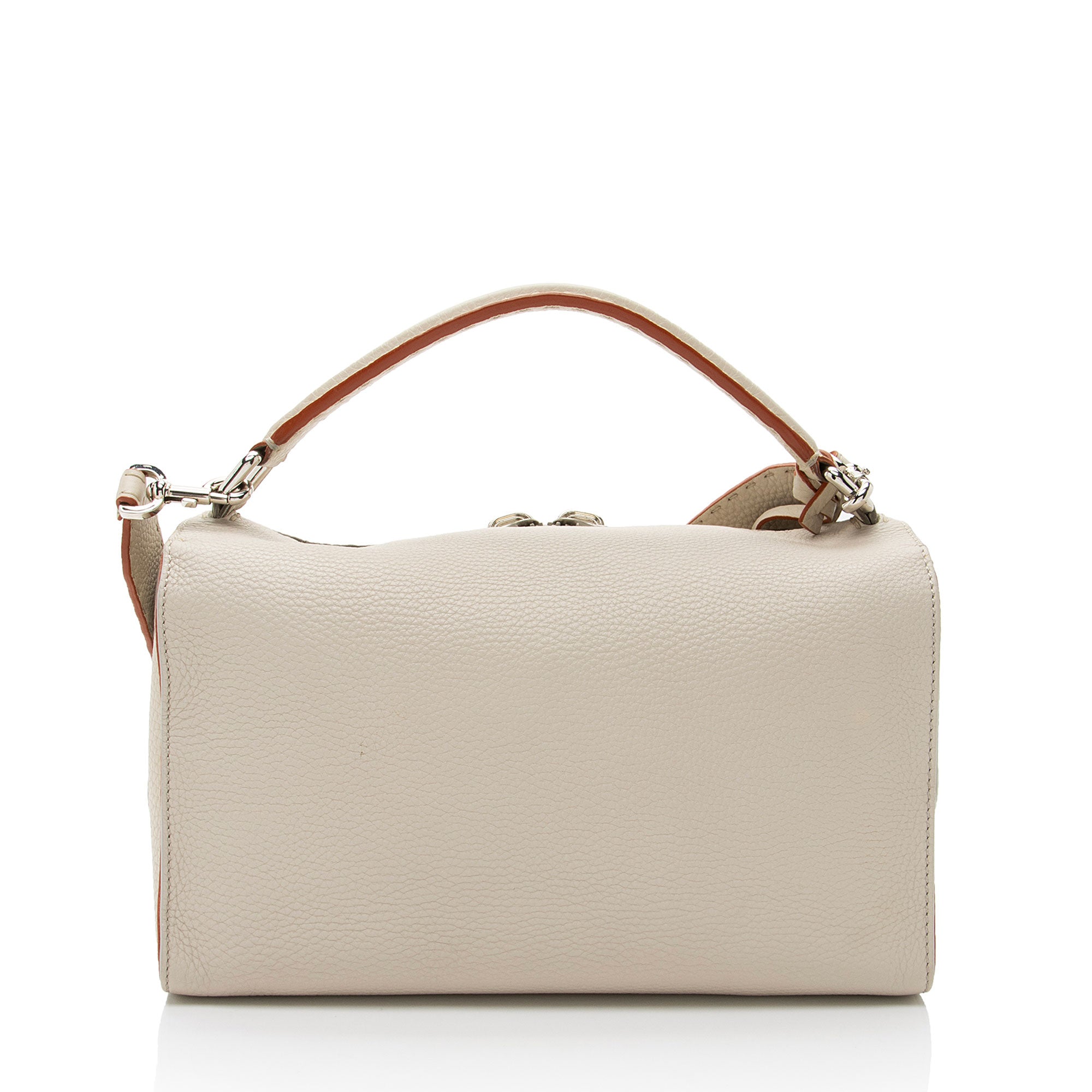 Fendi Selleria Leather Lei Boston Bag