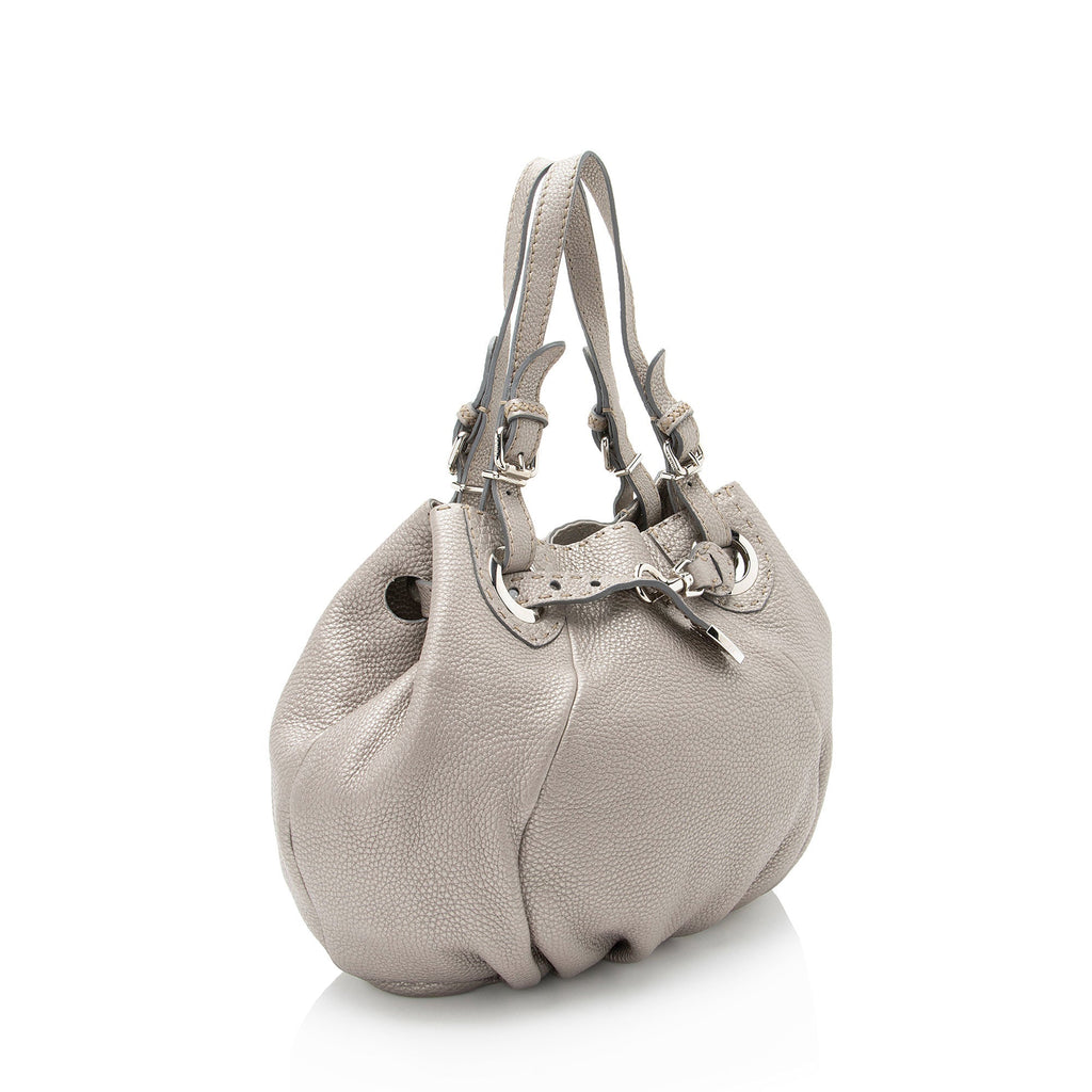 Fendi Selleria Leather Pomodorino Satchel