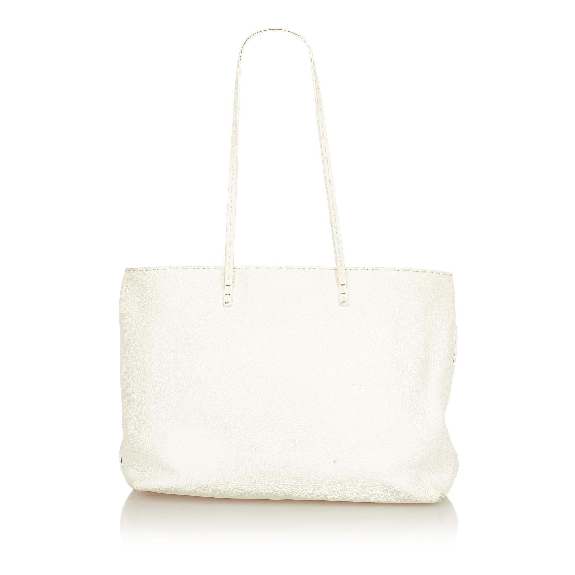 Fendi Selleria Leather Tote Bag (SHG-24871)