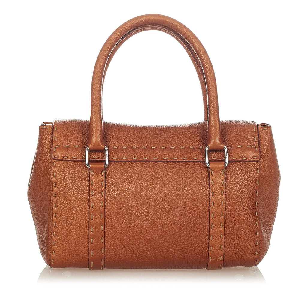 Fendi Selleria Linda Leather Handbag (SHG-26196)