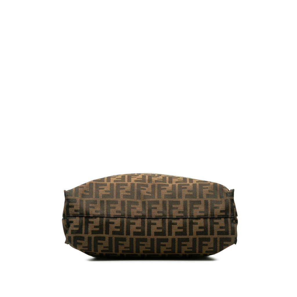 Fendi Selleria Trimmed Zucca Vertical Tote (SHG-AXod86)