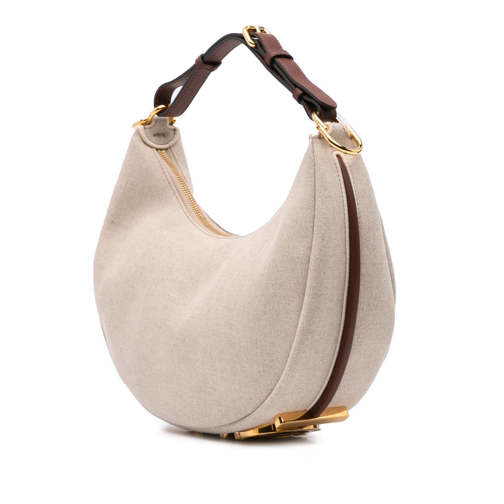 Fendi Small Canvas Fendigraphy Hobo