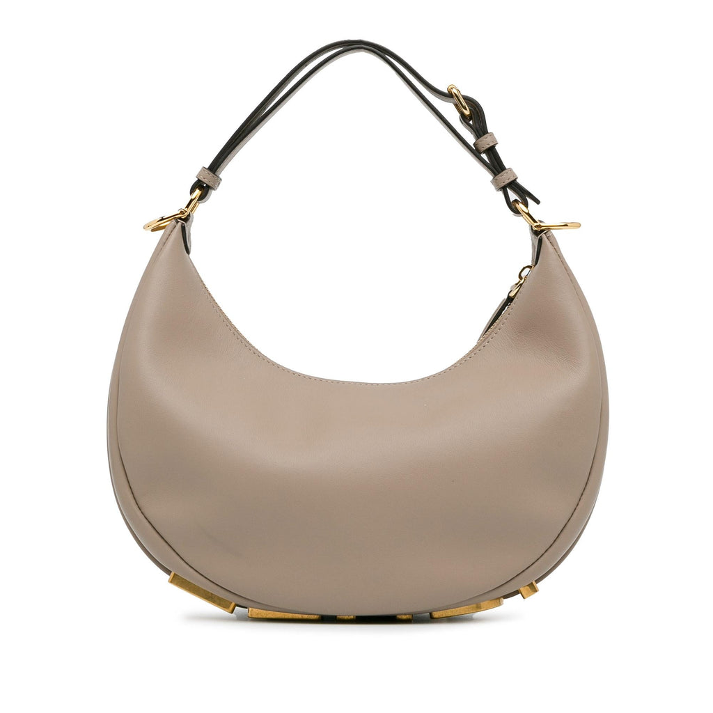 Fendi Small Leather Fendigraphy Hobo (SHG-AnEKhL)