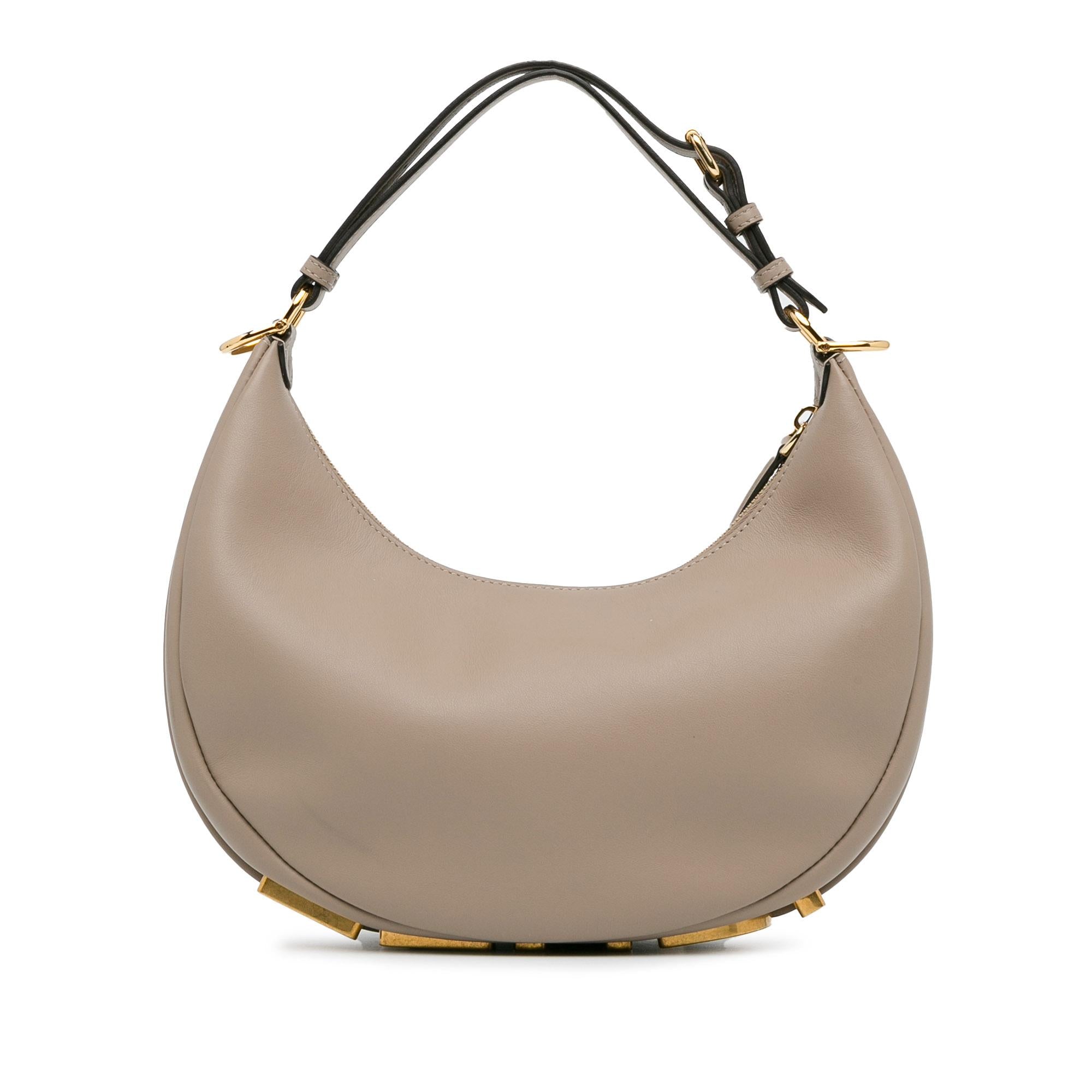 Fendi Small Leather Fendigraphy Hobo (SHG-AnEKhL)