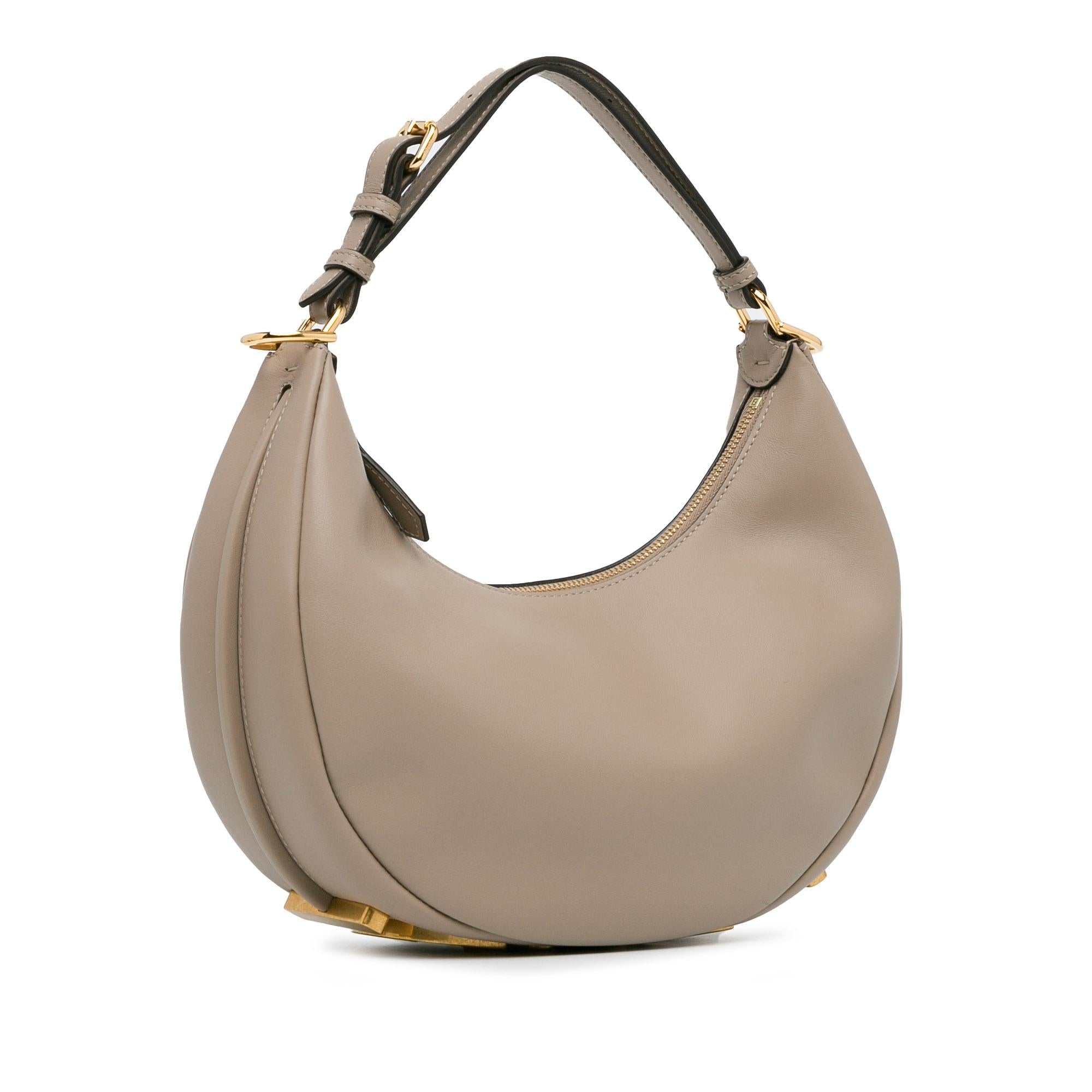 Fendi Small Leather Fendigraphy Hobo (SHG-AnEKhL)