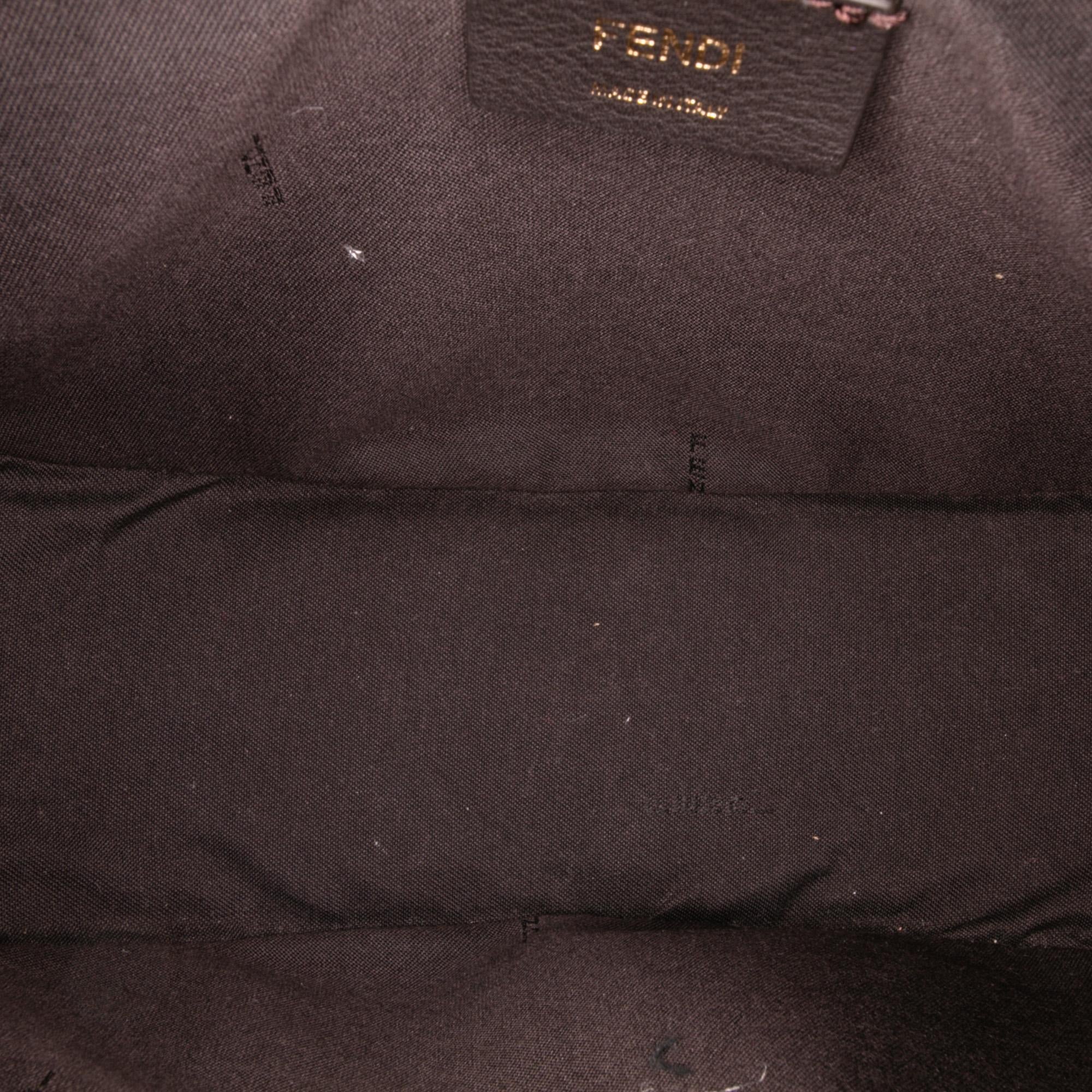 Fendi Small Leather Fendigraphy Hobo