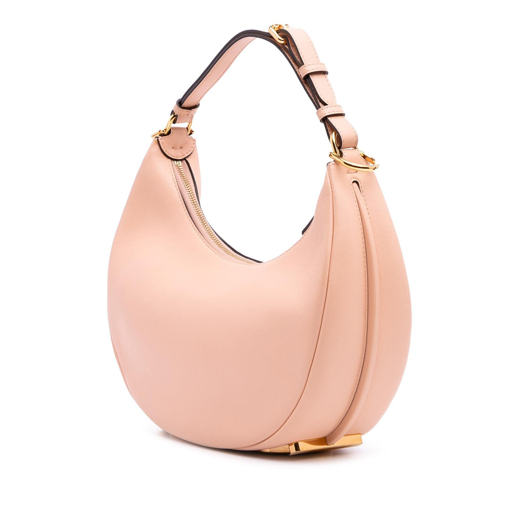 Fendi Small Leather Fendigraphy Hobo