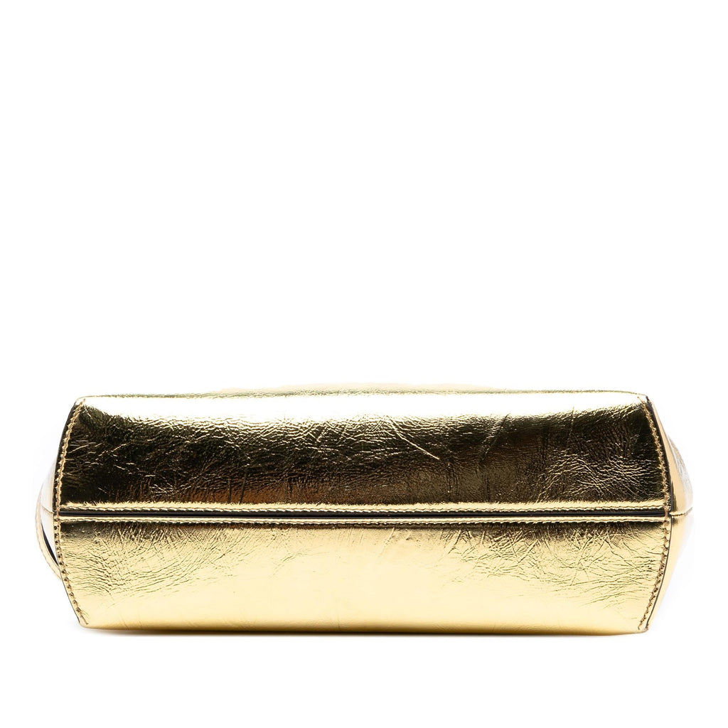 Fendi Small Metallic Nappa Fendi First Crossbody