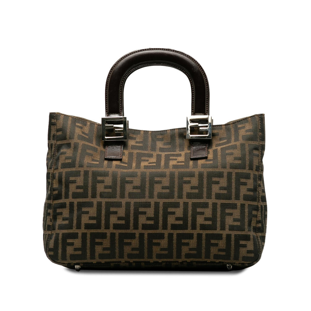 Fendi Small Zucca Canvas Twins Tote