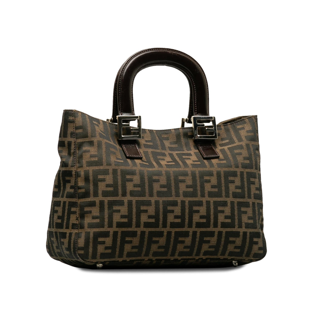 Fendi Small Zucca Canvas Twins Tote