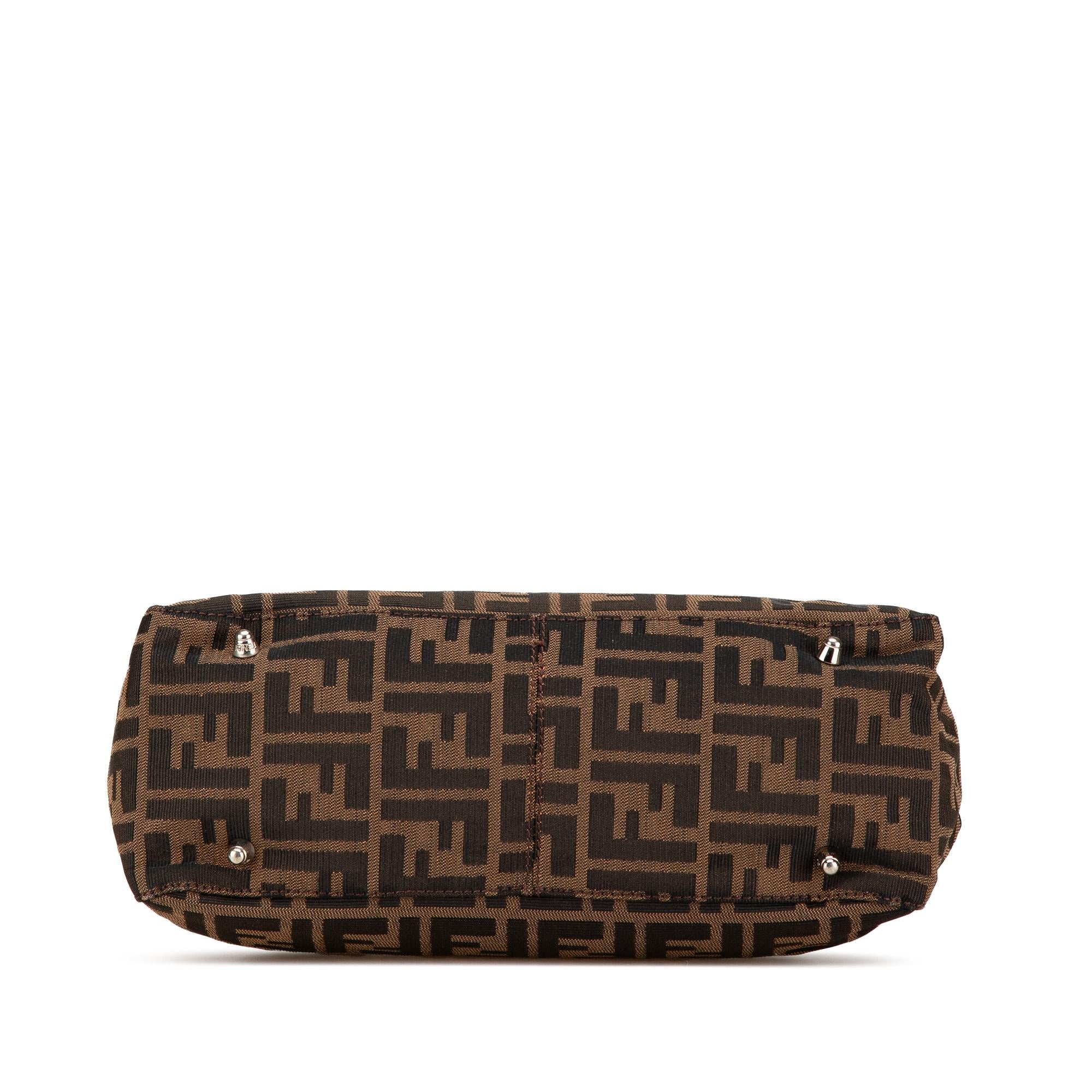 Fendi Small Zucca Canvas Twins Tote
