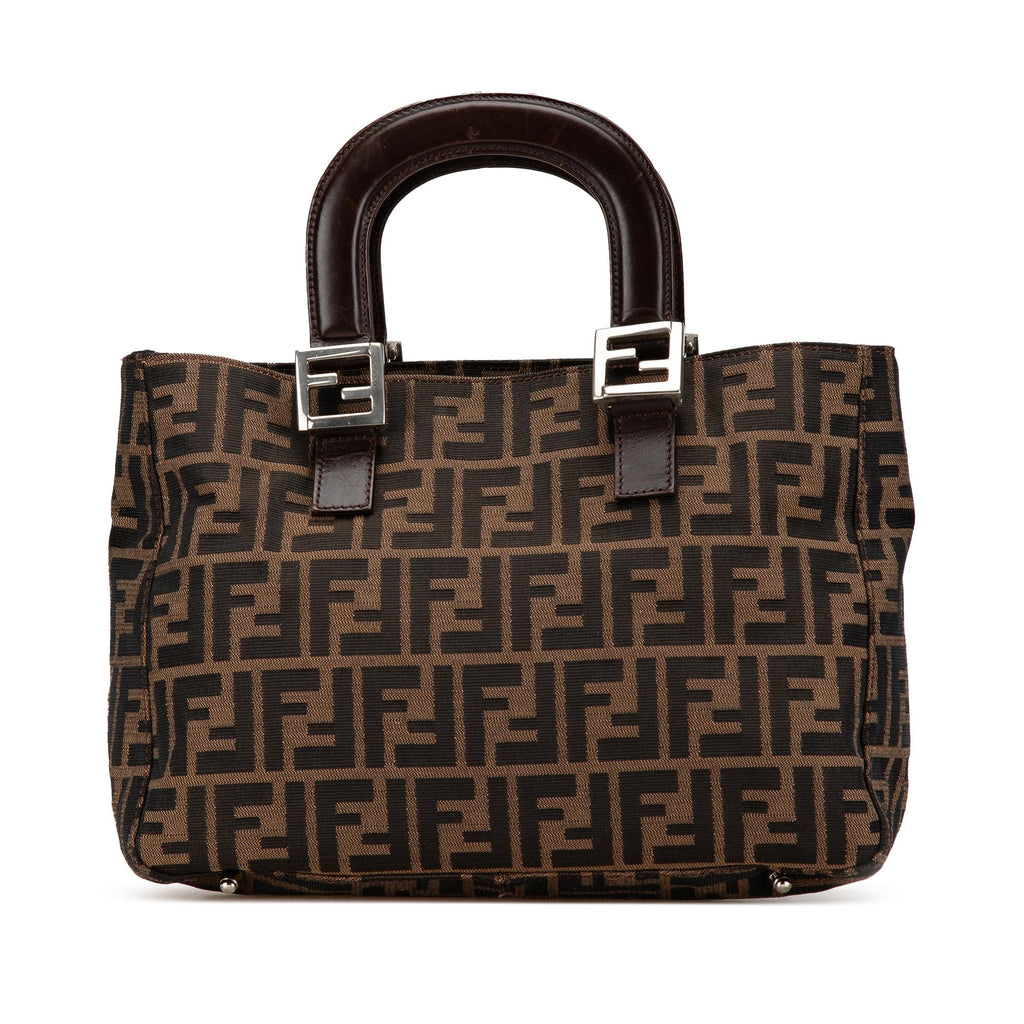 Fendi Small Zucca Canvas Twins Tote