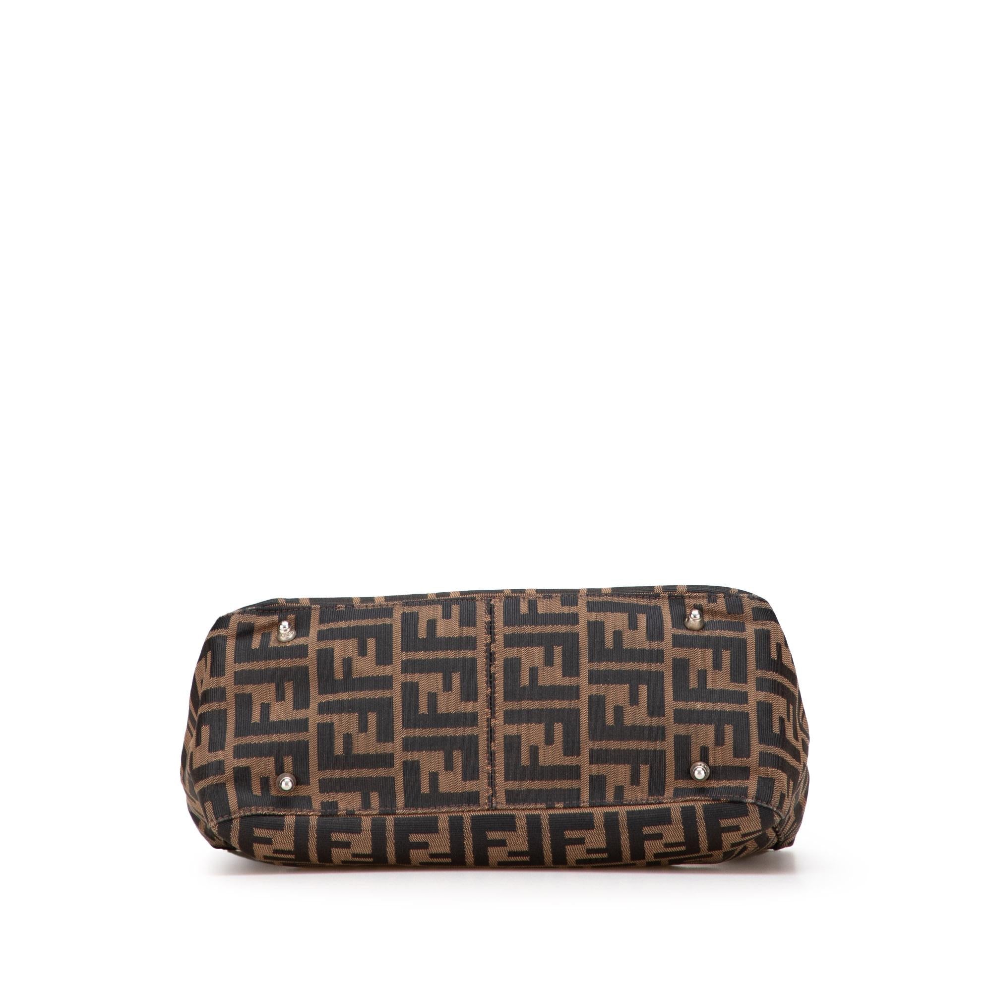 Fendi Small Zucca Canvas Twins Tote
