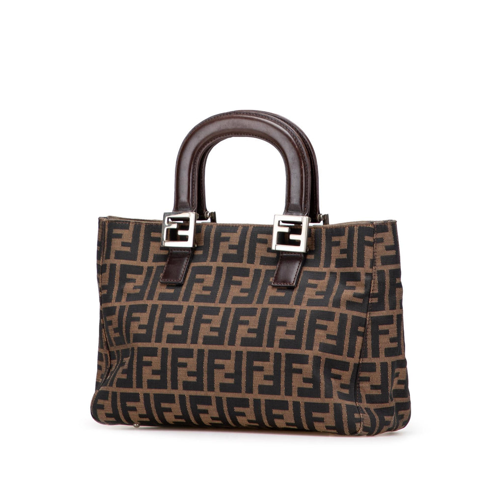 Fendi Small Zucca Canvas Twins Tote