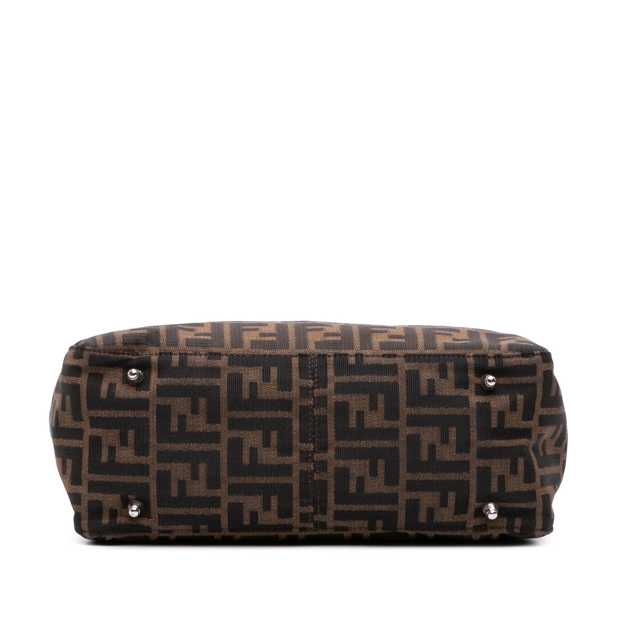 Fendi Small Zucca Canvas Twins Tote