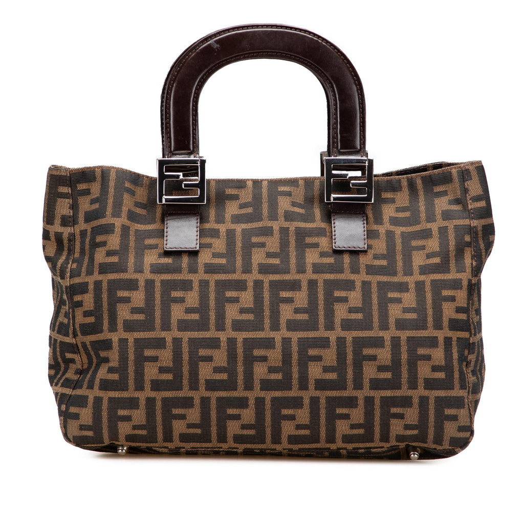 Fendi Small Zucca Canvas Twins Tote