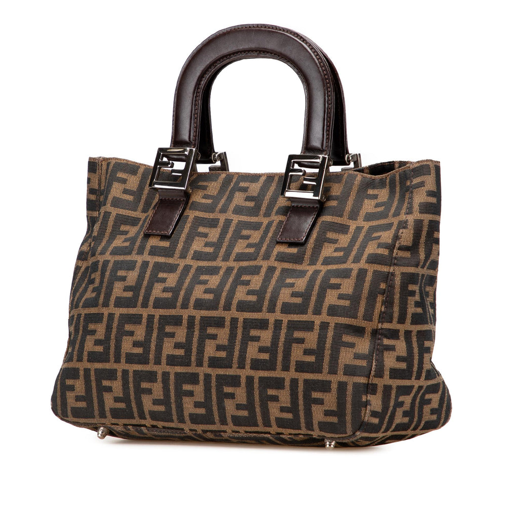 Fendi Small Zucca Canvas Twins Tote