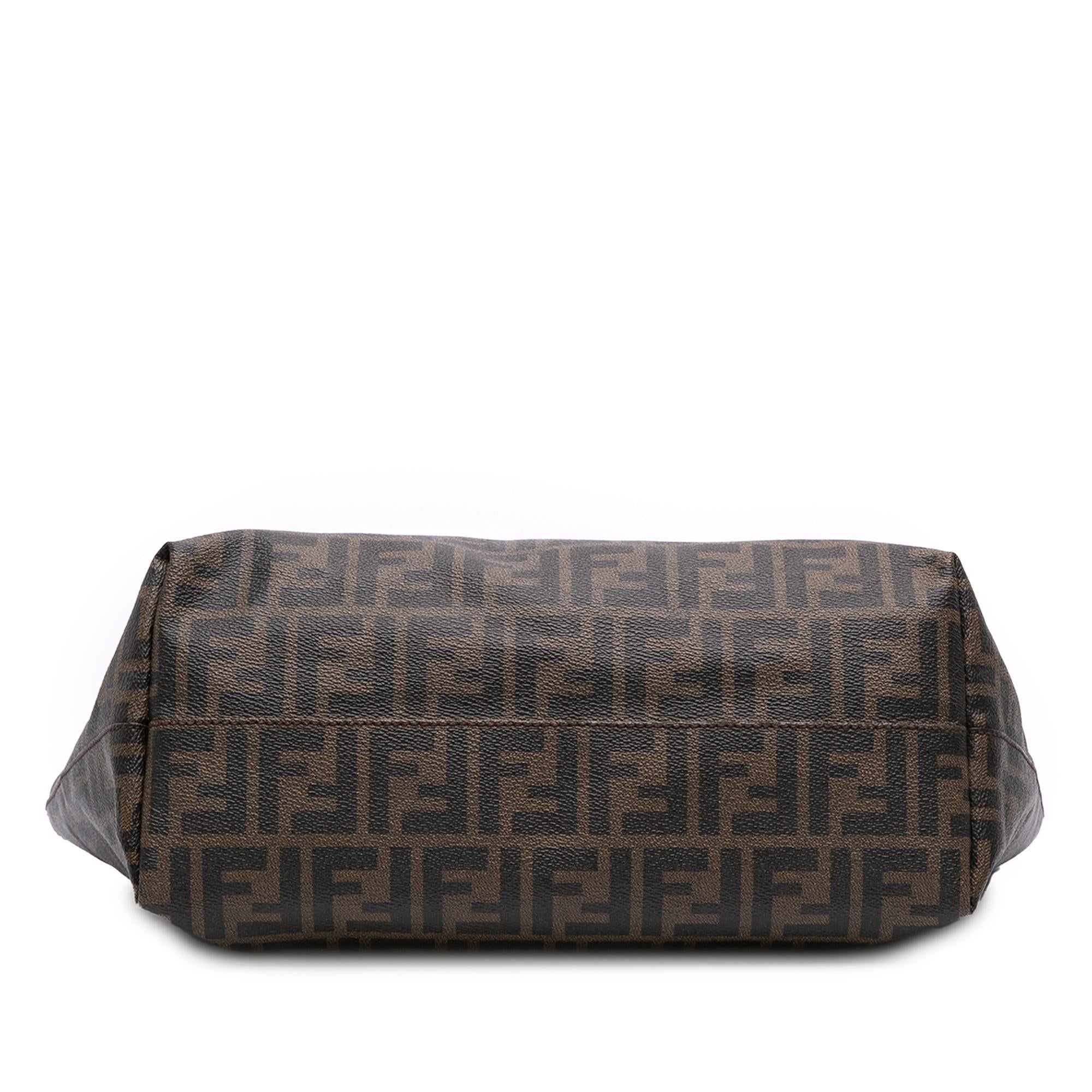Fendi Small Zucca Spalmati Roll Tote