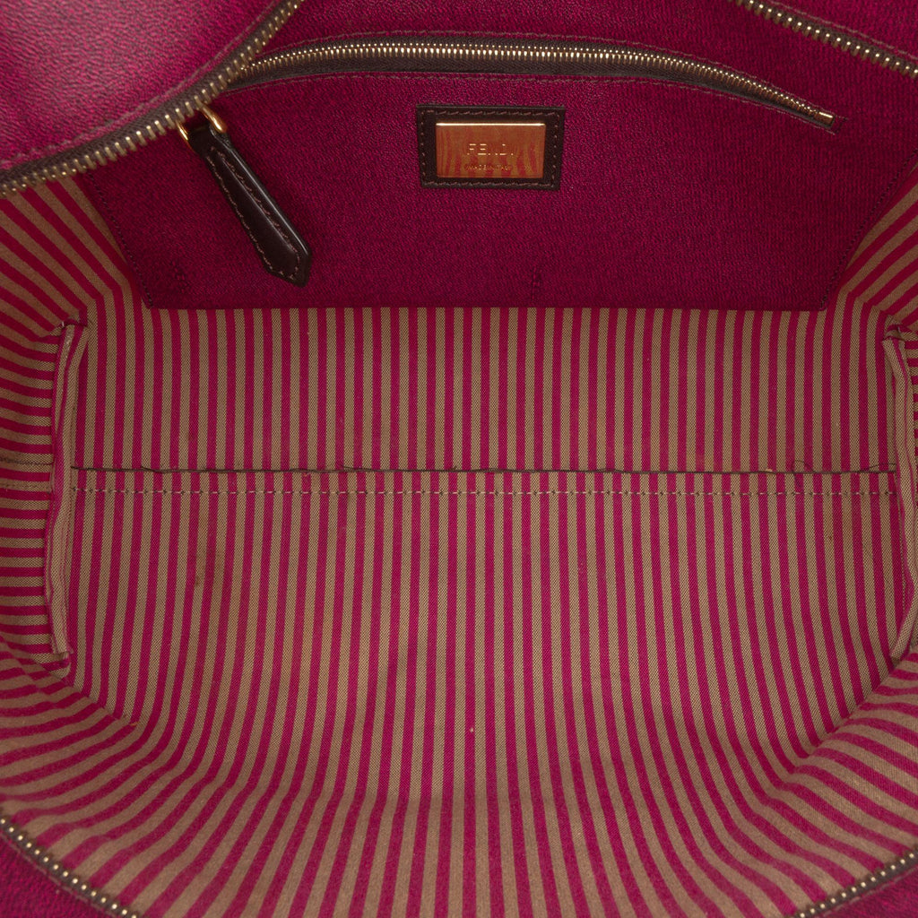 Fendi Small Zucca Spalmati Roll Tote