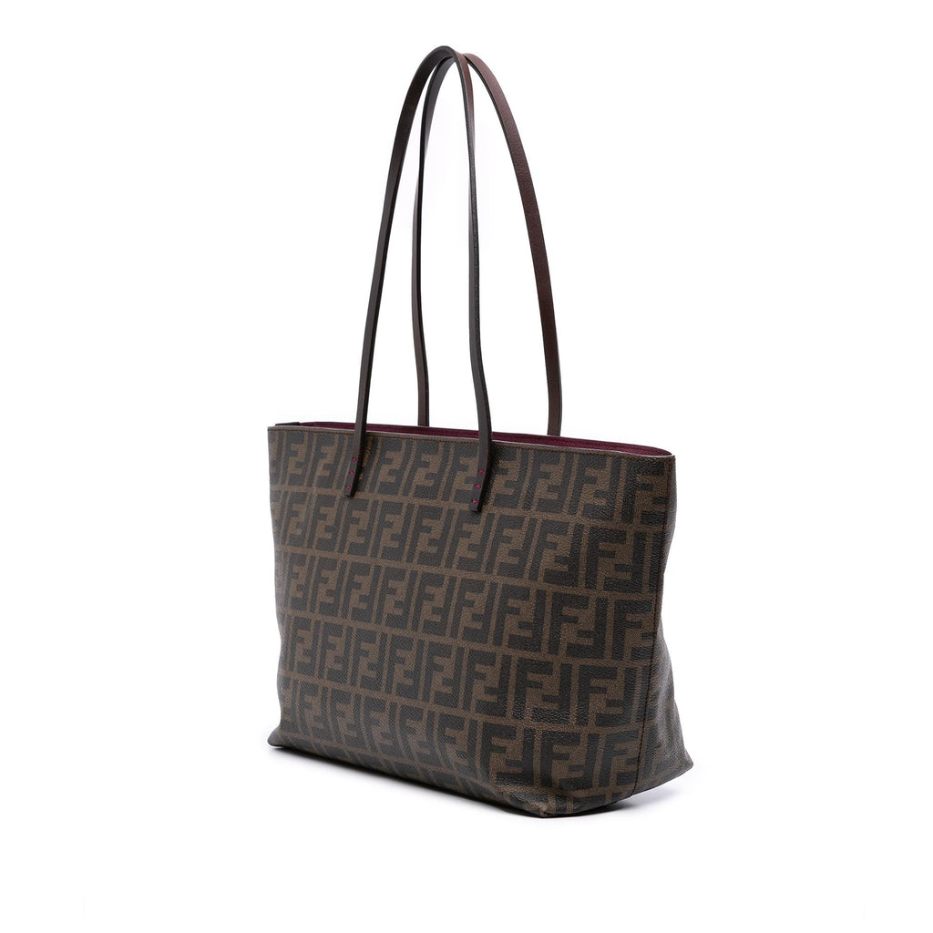 Fendi Small Zucca Spalmati Roll Tote