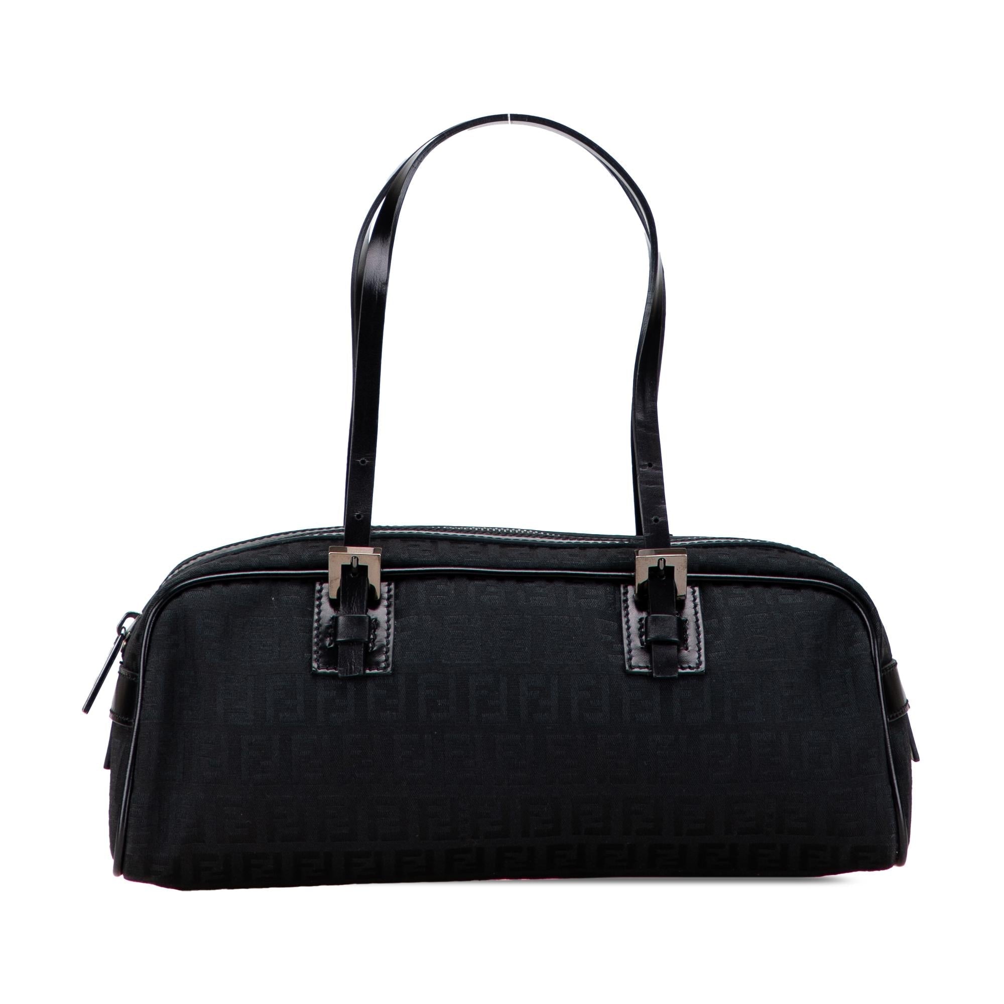 Fendi Small Zucchino Canvas Handbag
