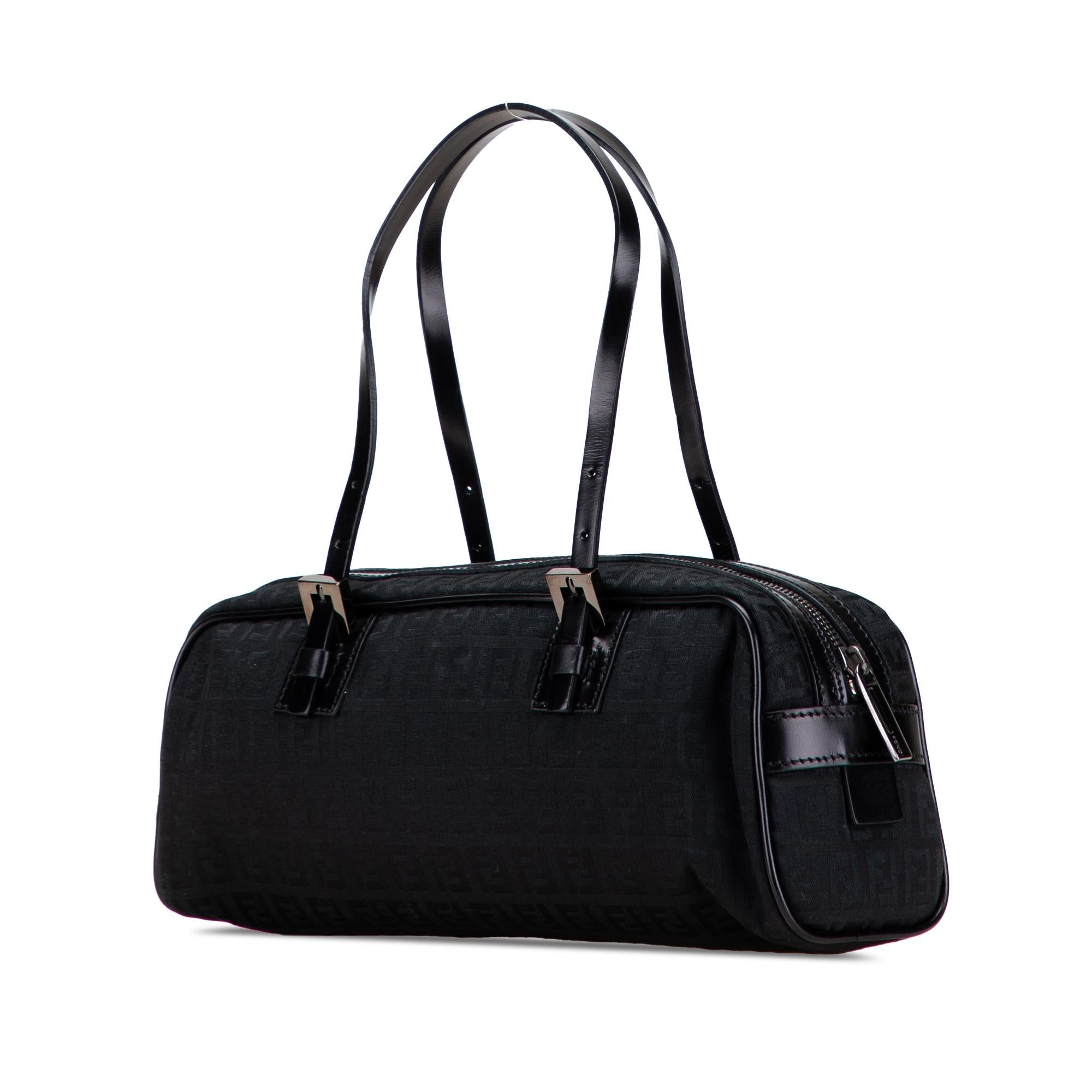Fendi Small Zucchino Canvas Handbag