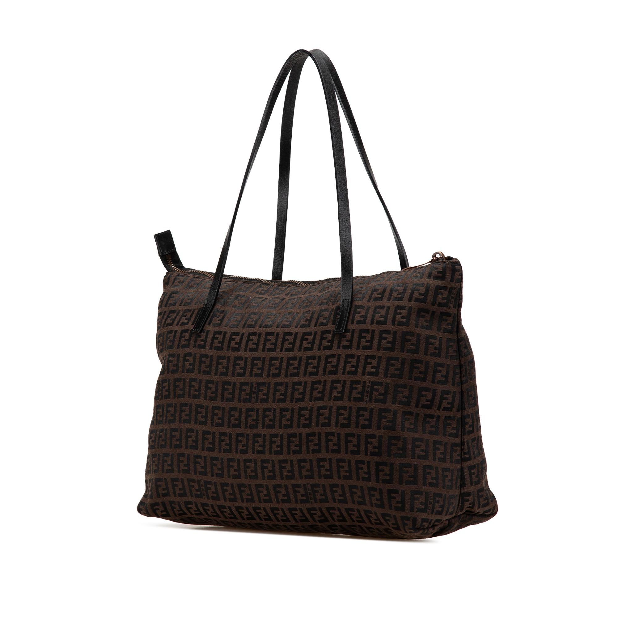 Fendi Small Zucchino Canvas Tote