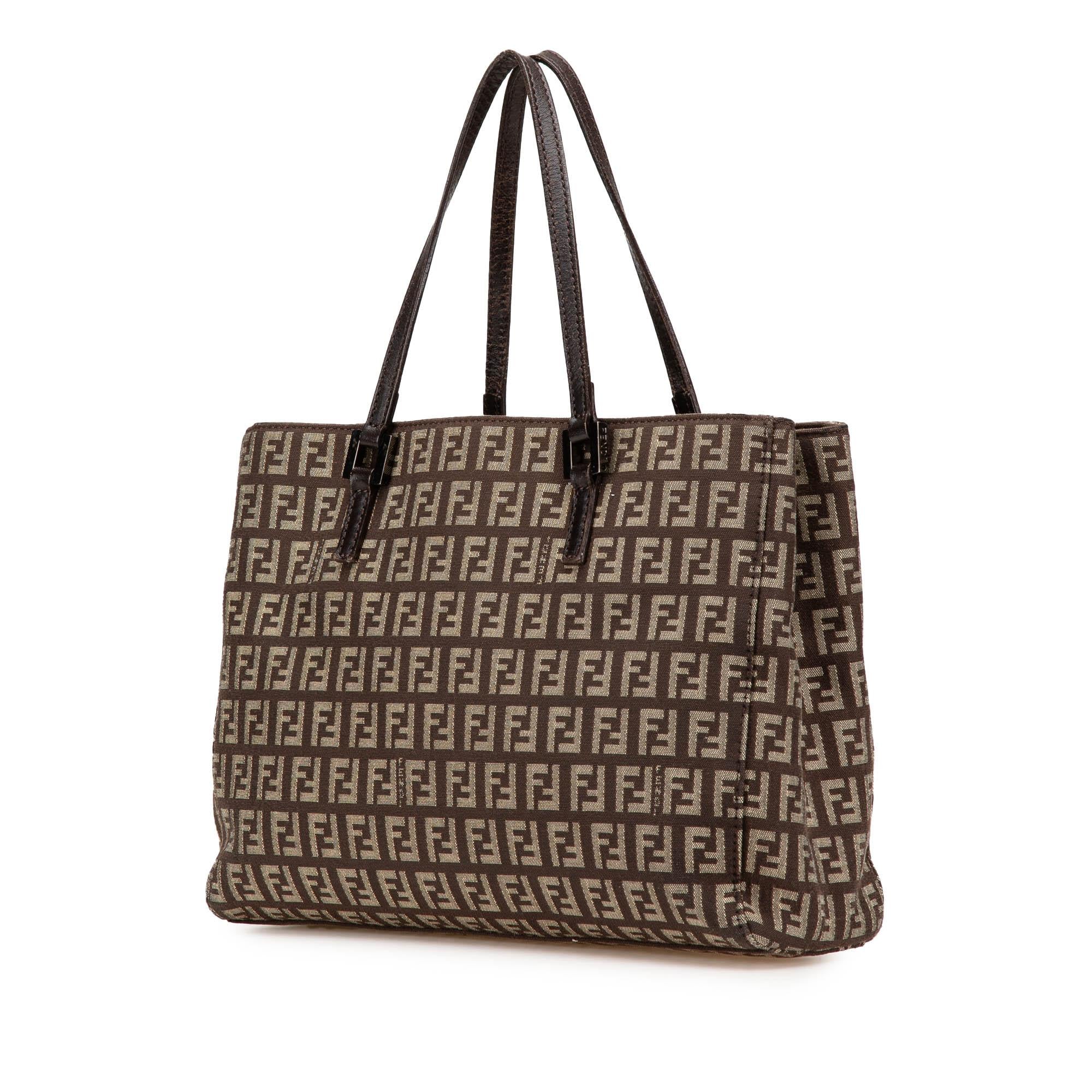 Fendi Small Zucchino Canvas Tote