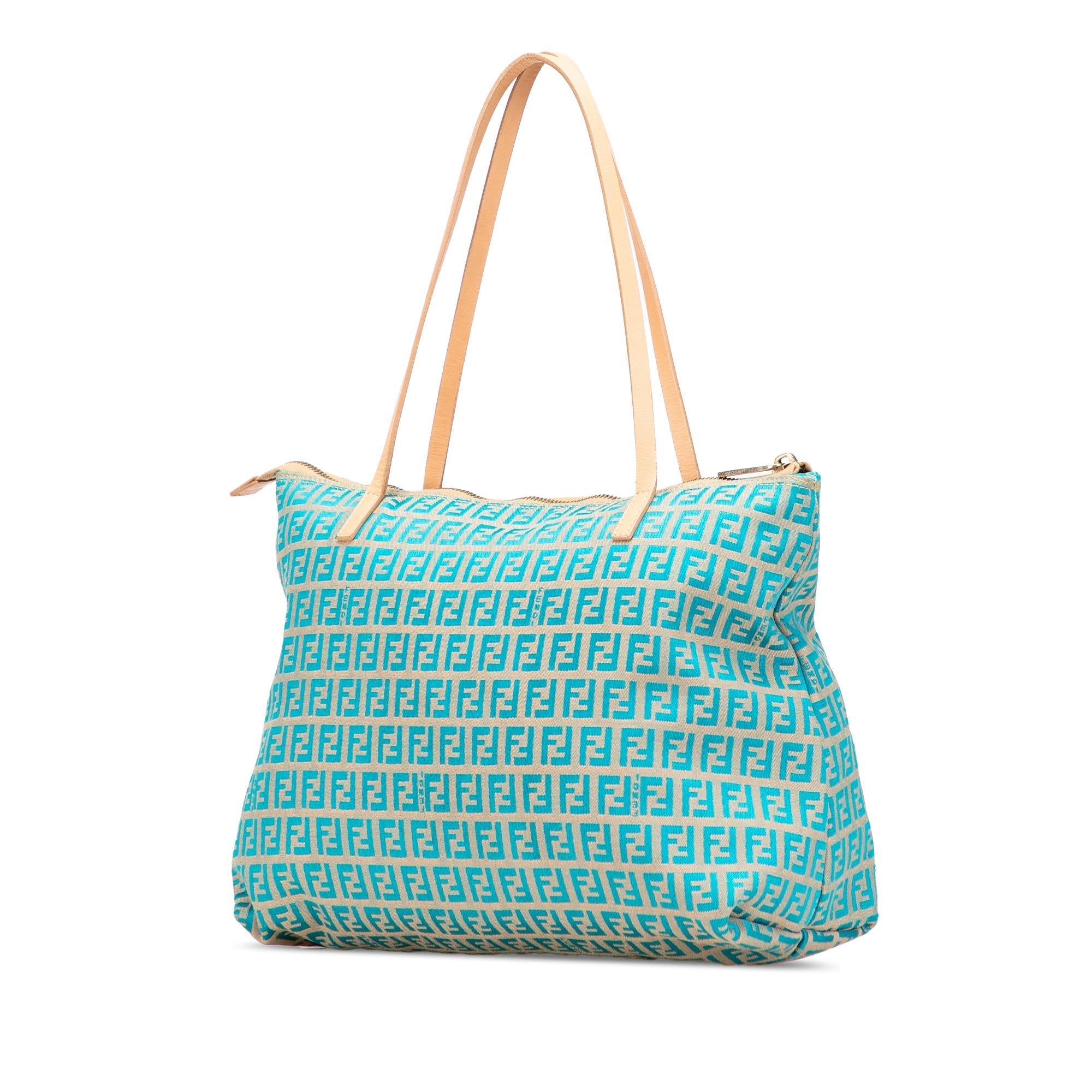 Fendi Small Zucchino Canvas Tote