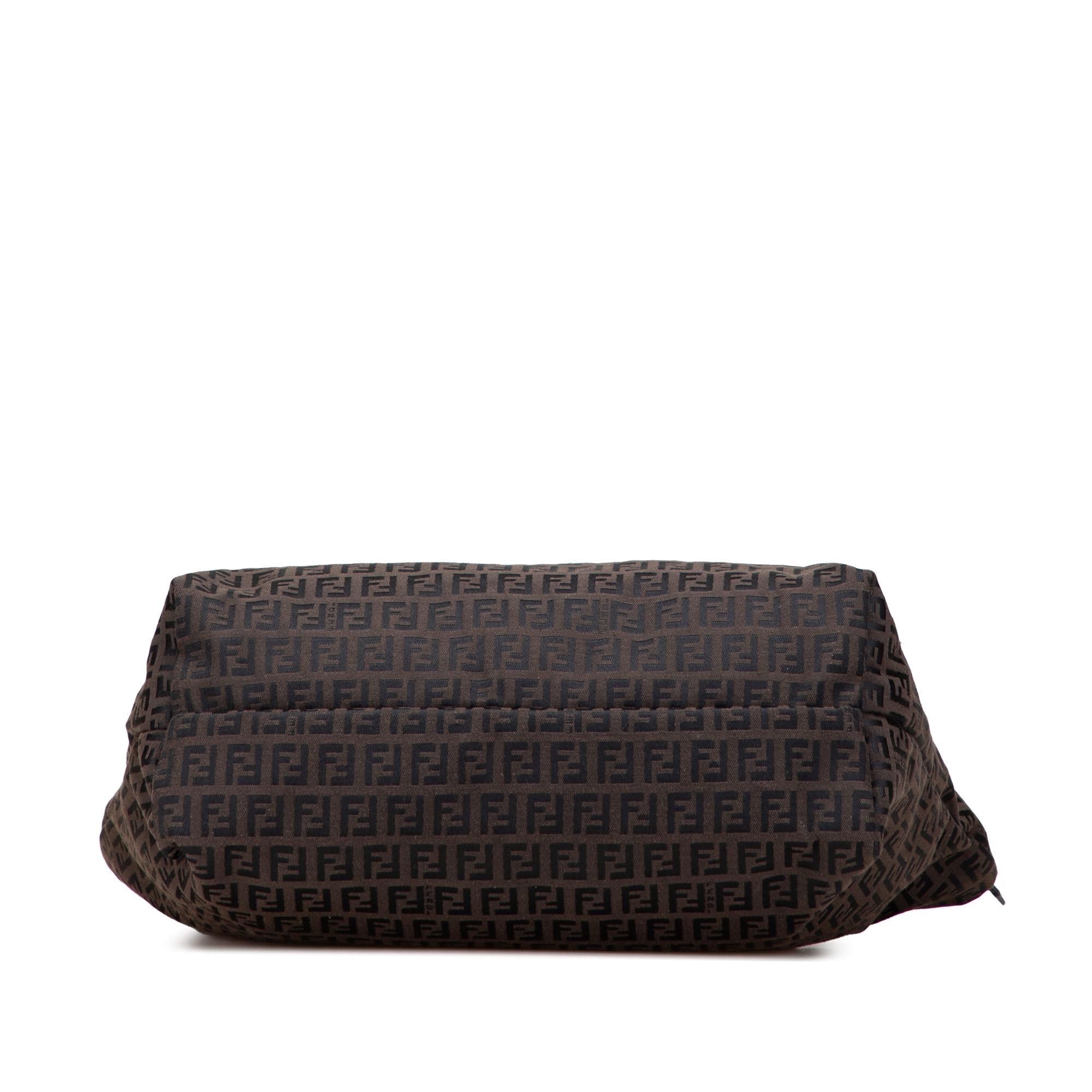 Fendi Small Zucchino Canvas Tote