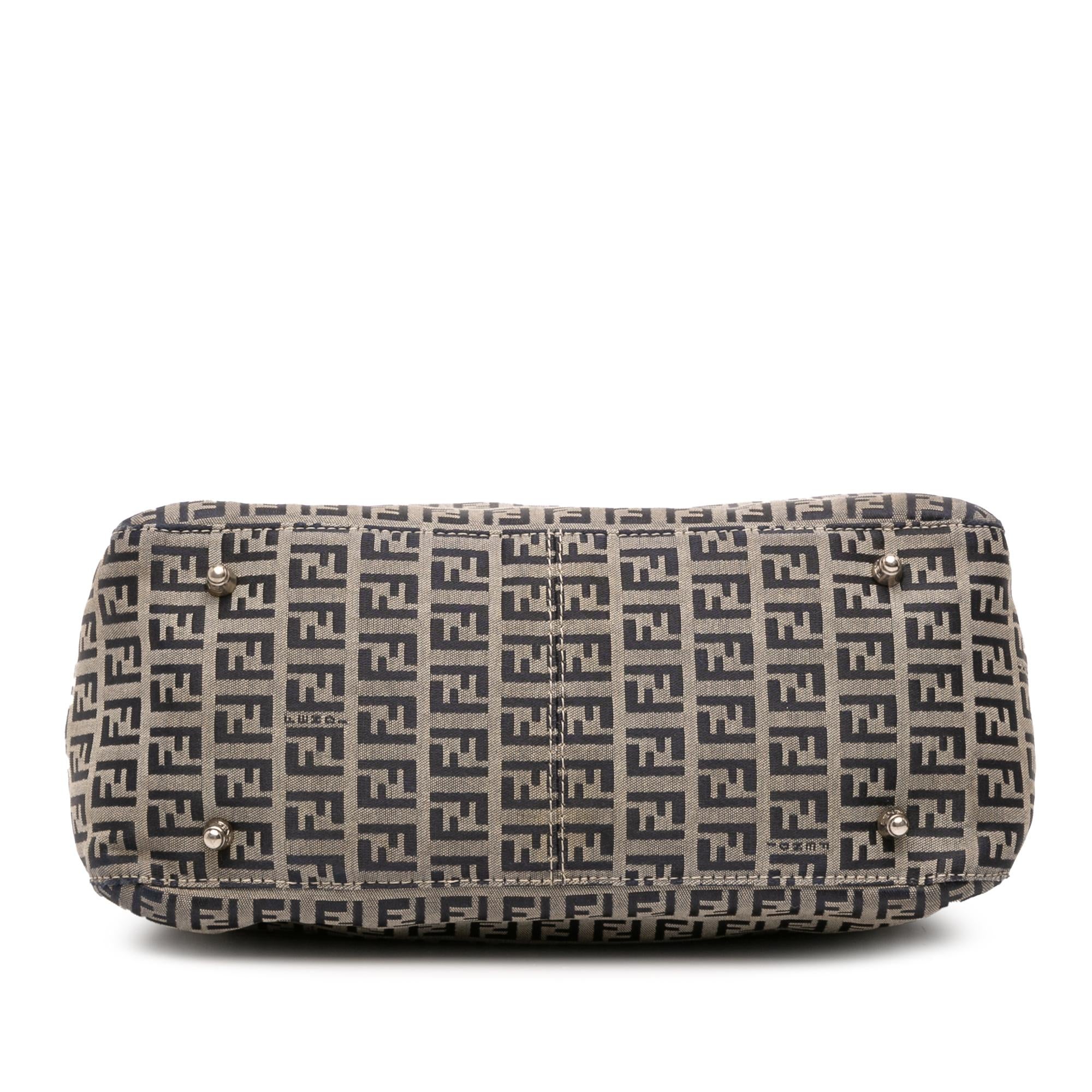 Fendi Small Zucchino Canvas Twins Tote