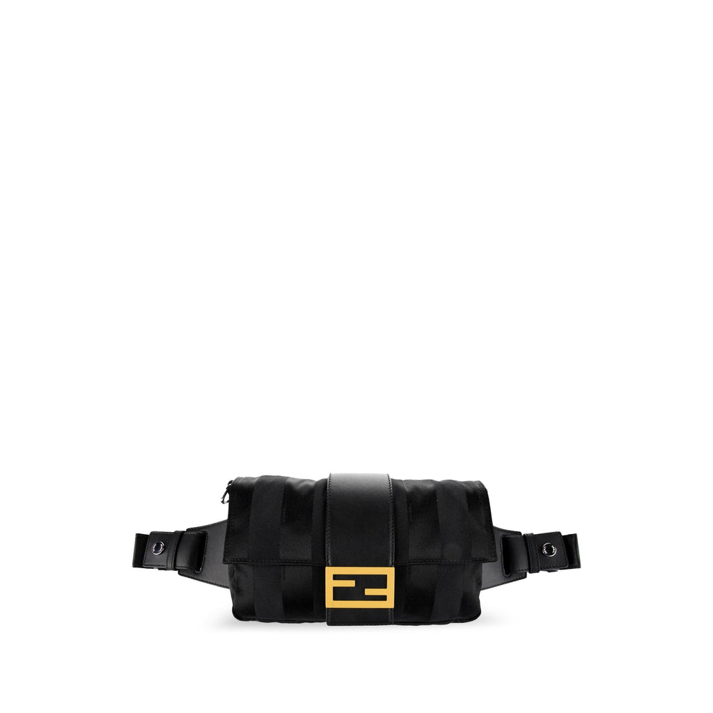 Fendi Stripes Convertible Baguette (SHG-lOZAlr)