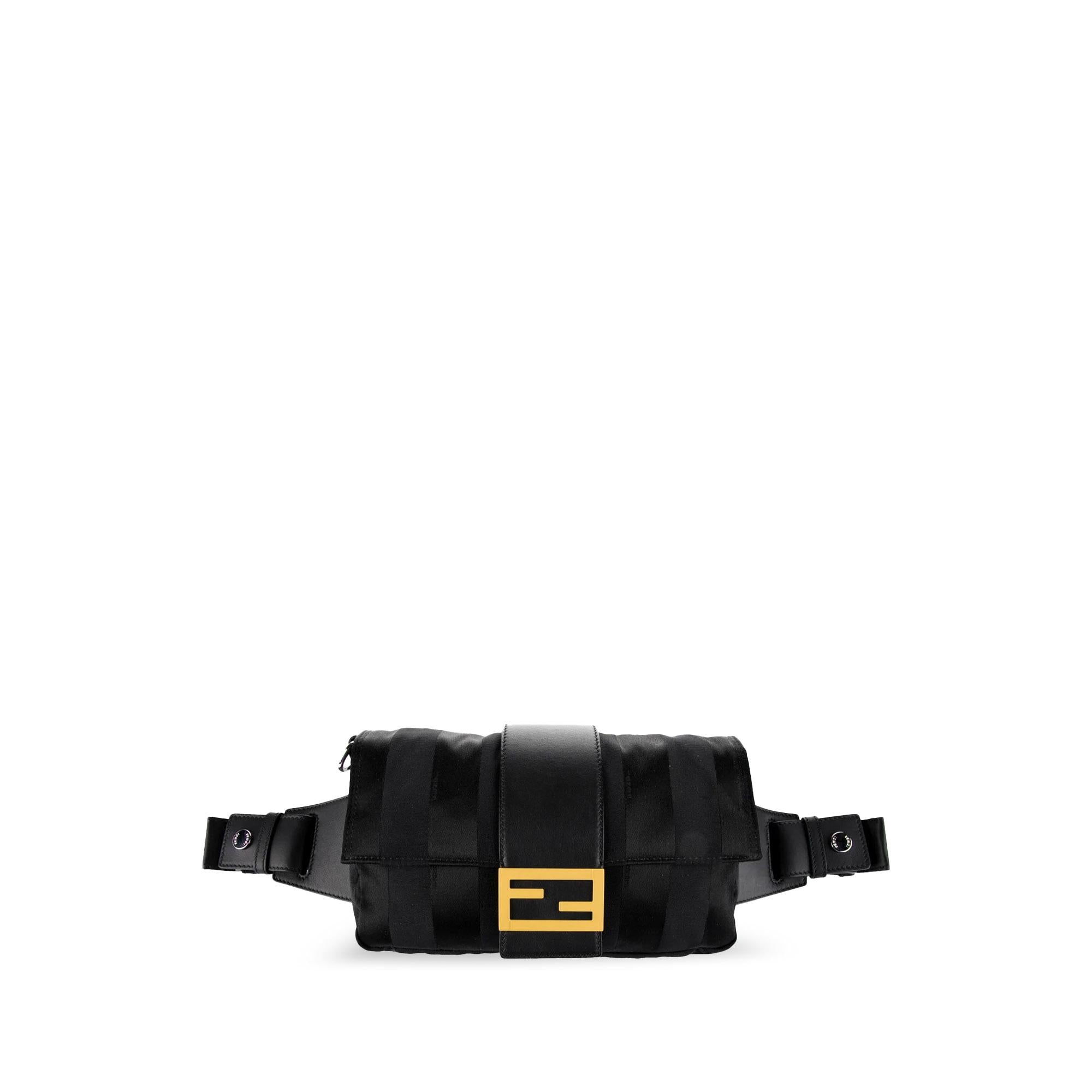 Fendi Stripes Convertible Baguette (SHG-lOZAlr)