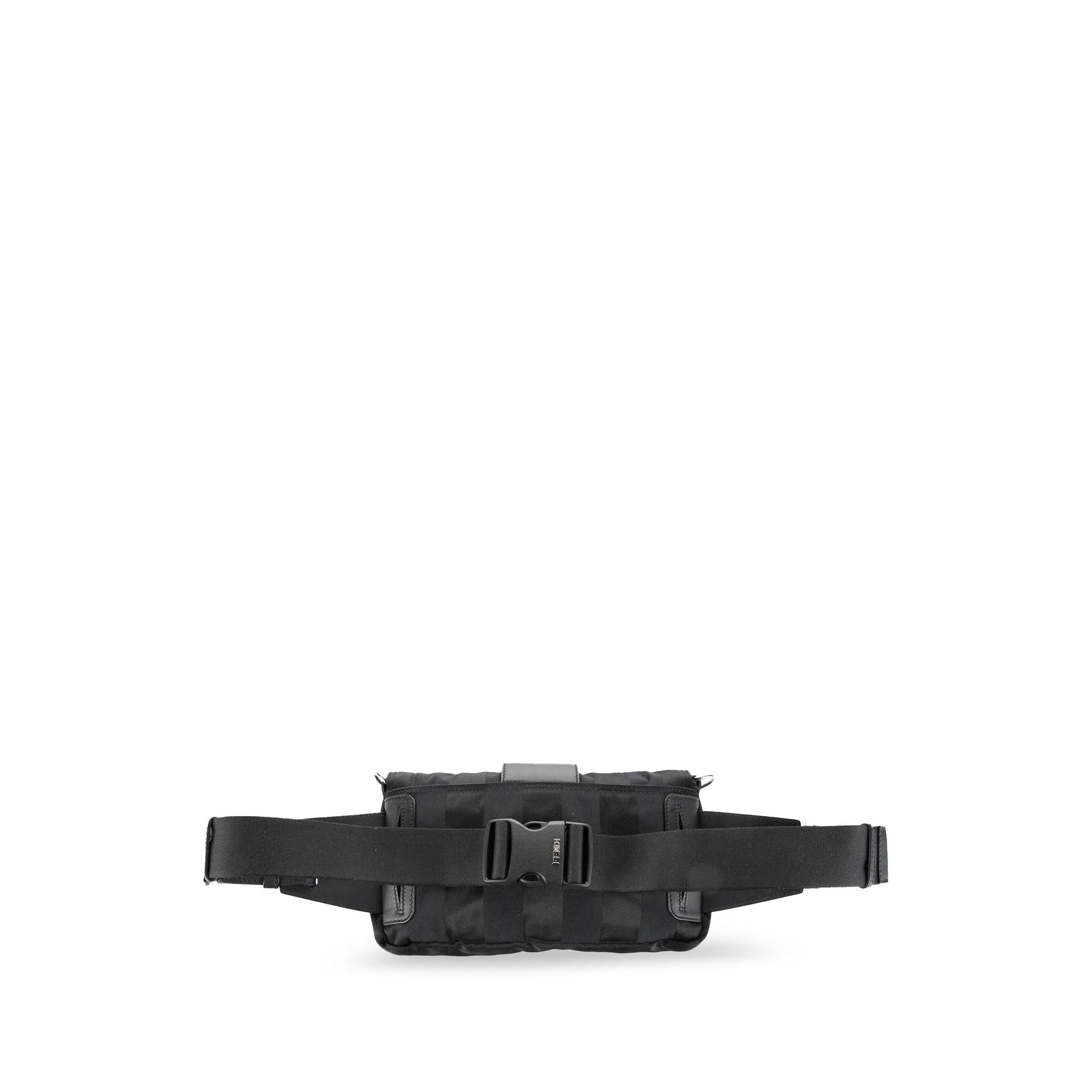 Fendi Stripes Convertible Baguette (SHG-lOZAlr)