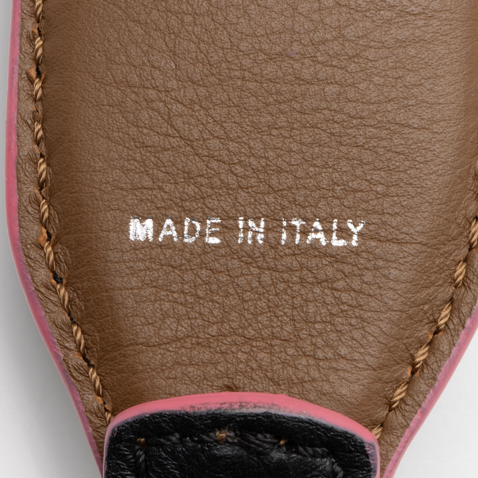 Fendi Studded Leather Strap You Shoulder Strap